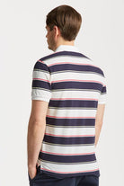 GANT Multi Stripe Polo Shirt - Eggshell