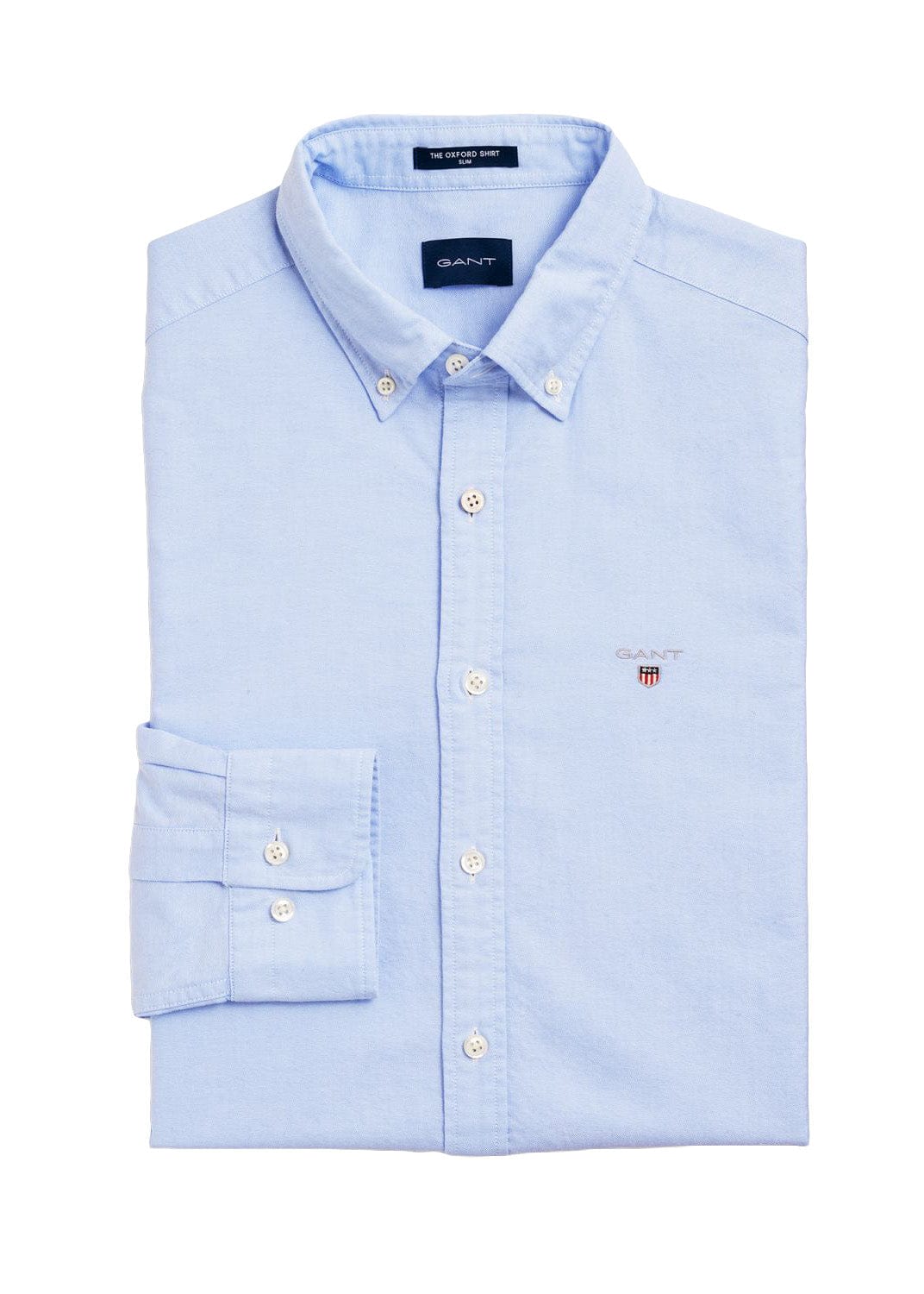 GANT Slim Fit Oxford Shirt - Capri Blue
