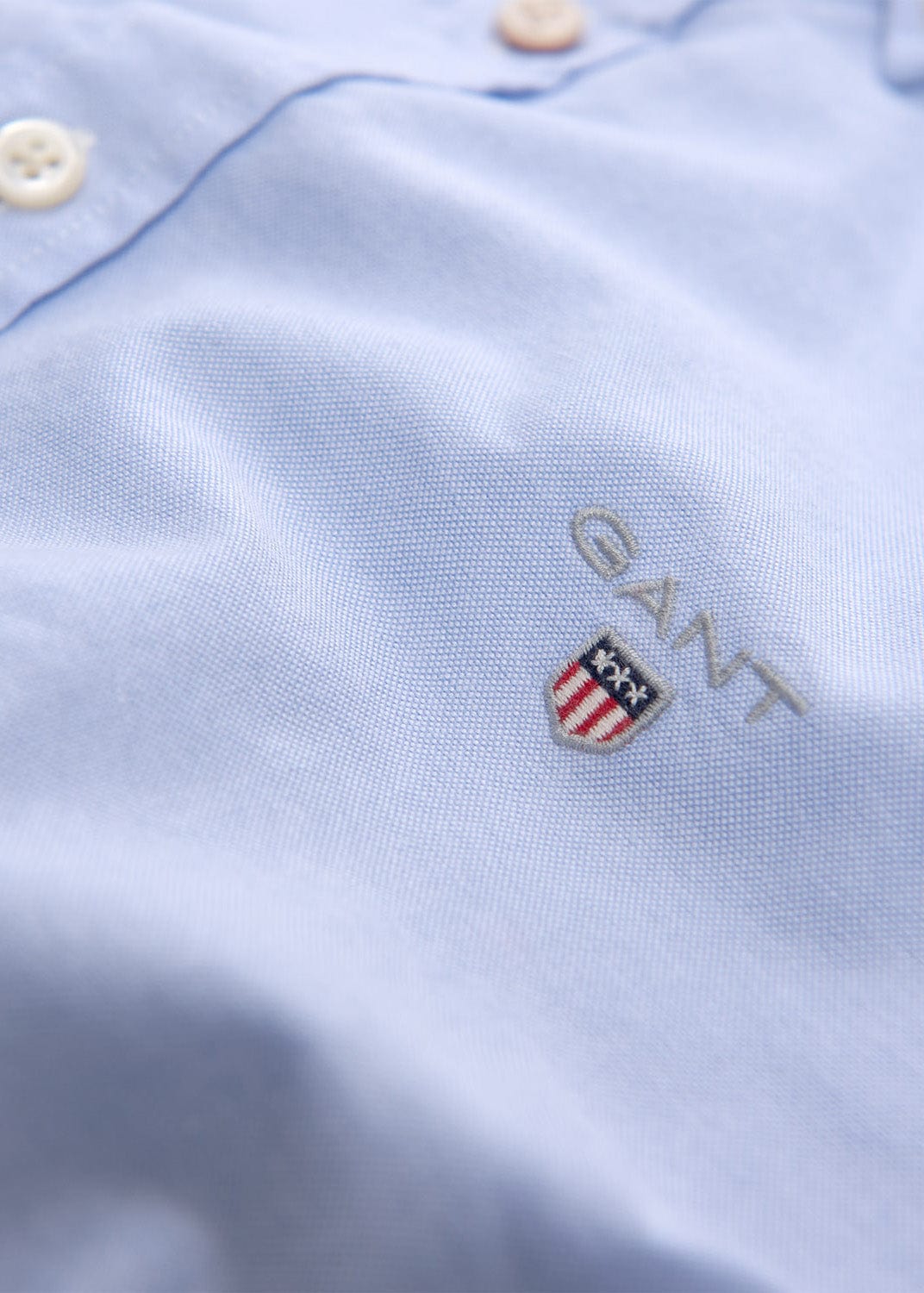 GANT Slim Fit Oxford Shirt - Capri Blue