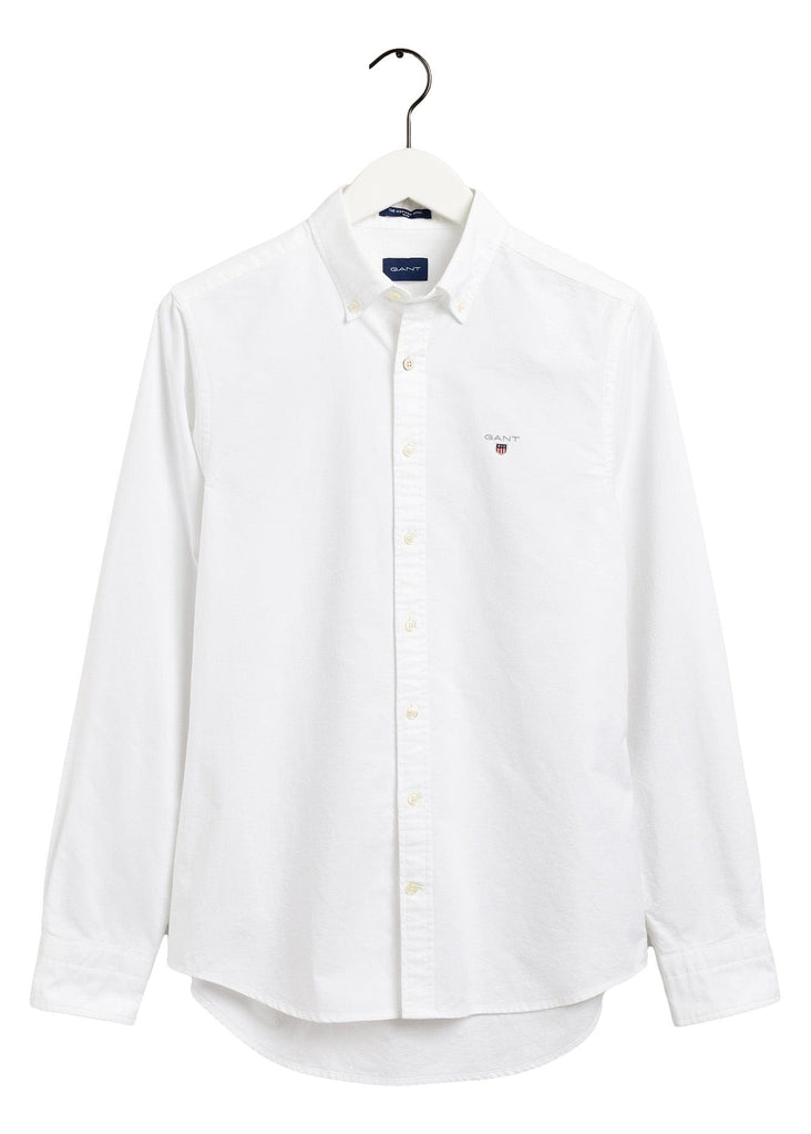 GANT Slim Fit Oxford Shirt - White
