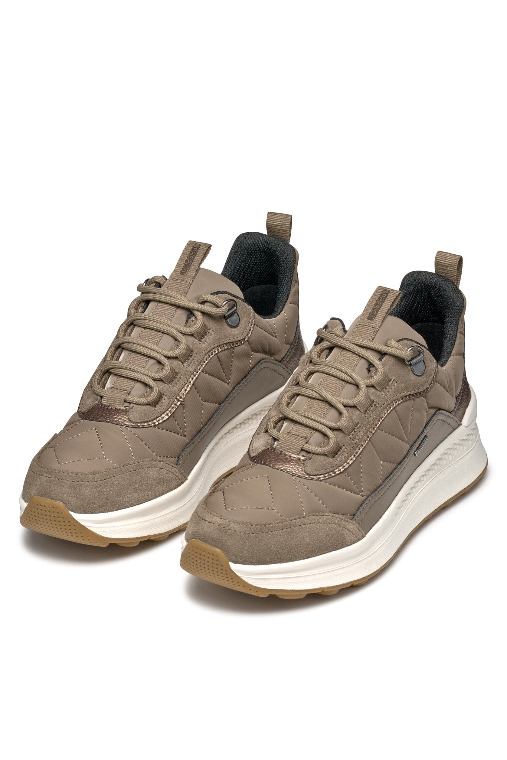 Geox Spherica Actif ABX Waterproof Trainers - Taupe