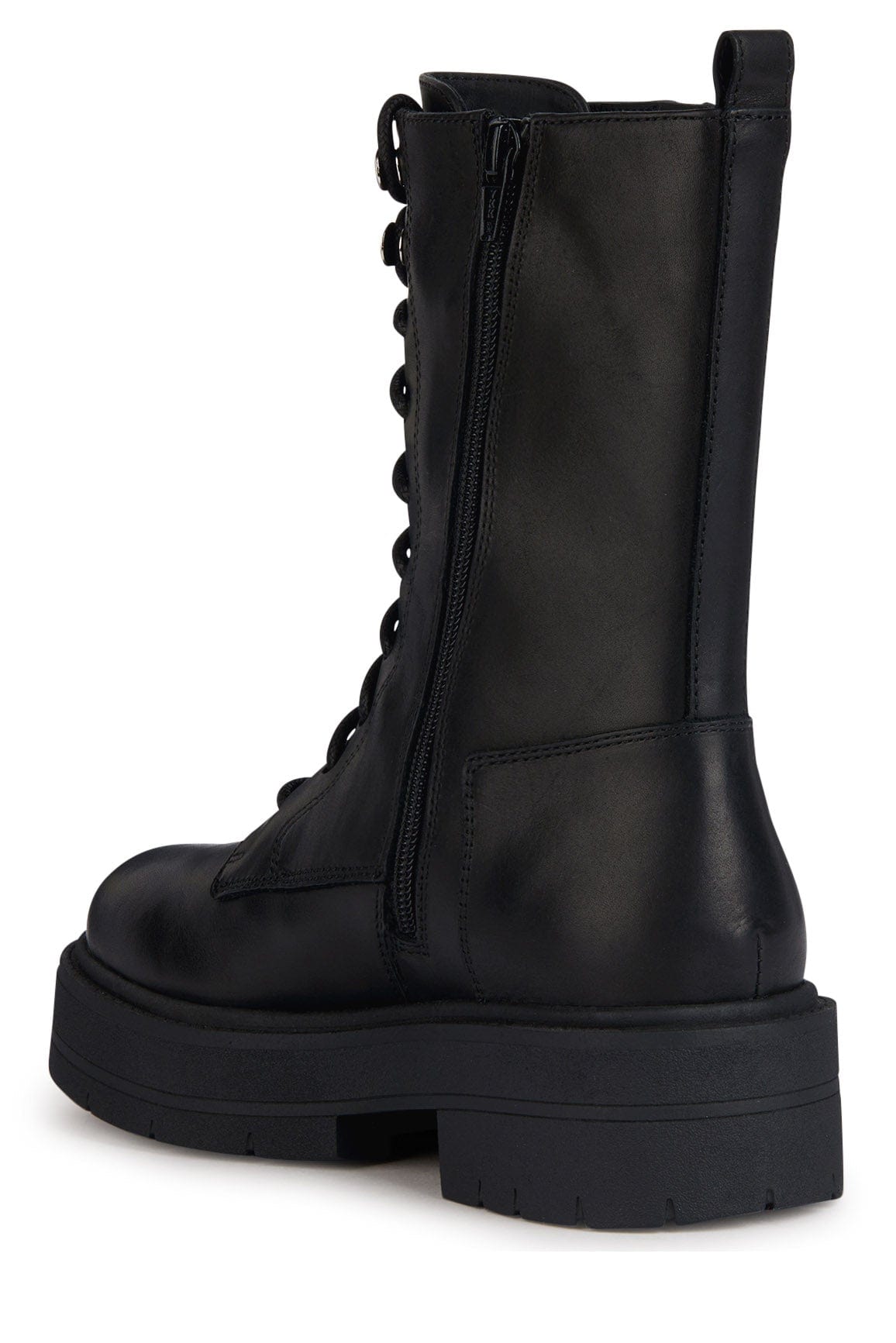 Geox Spherica EC7 Leather Ankle Boot - Black