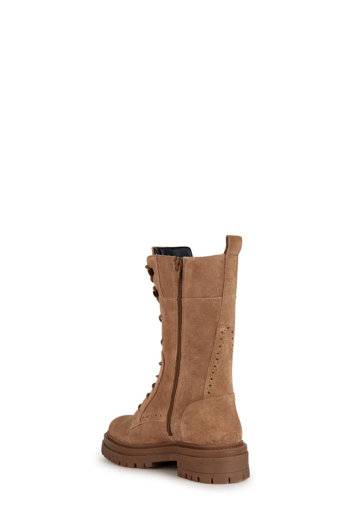 Geox Womens Iridea E Suede Ankle Boots - Toffee
