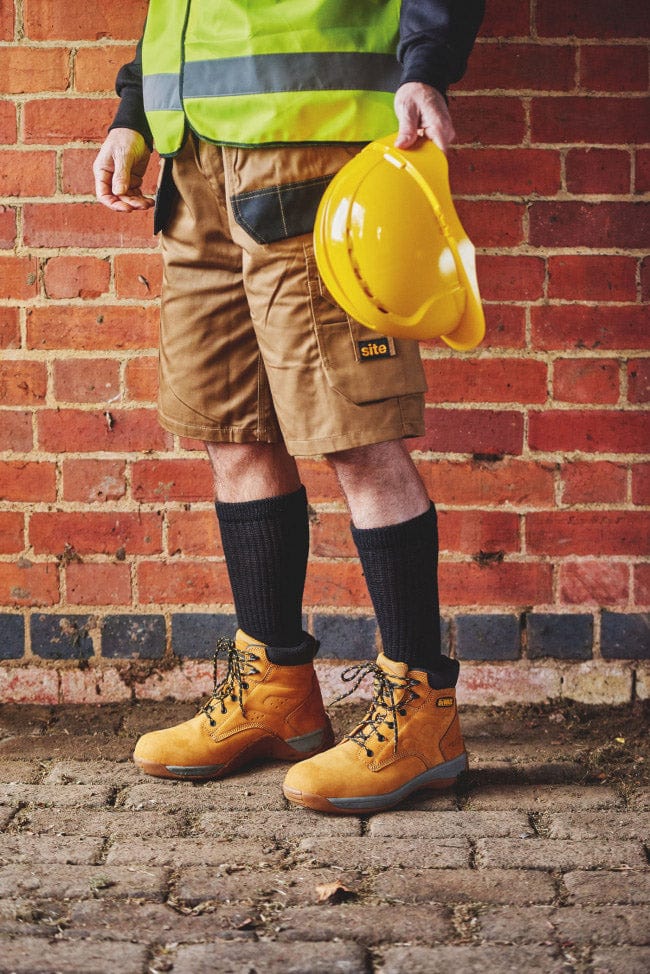 HJ Hall Comfort Top Wool Work Socks 2 Pack - Assorted