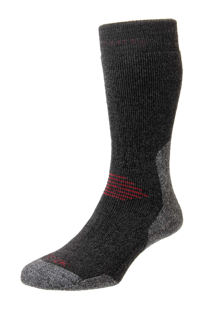 HJ Hall Pro Trek Mountain Climb Walking Socks - Slate/Grey