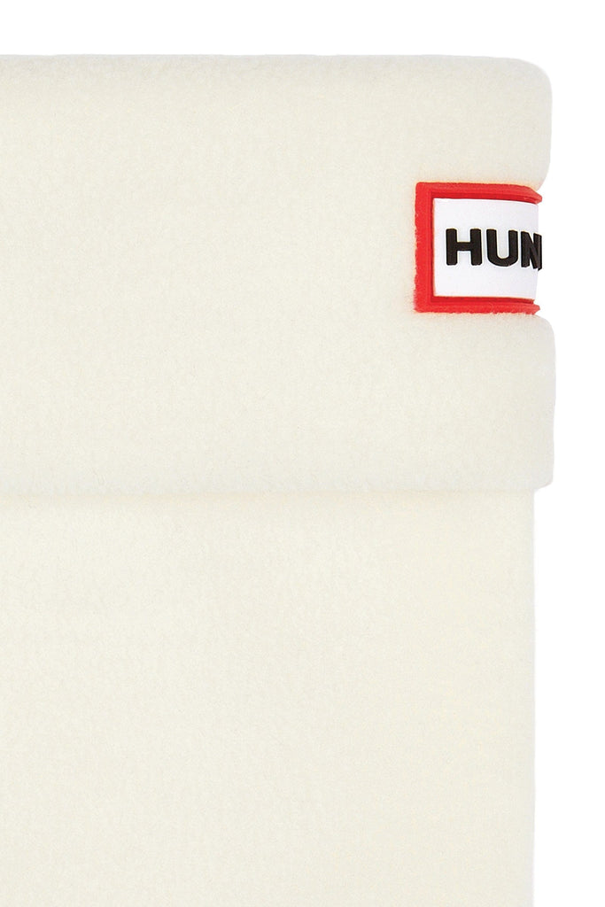Hunter Recycled Fleece Short Boot Sock - Hunter White