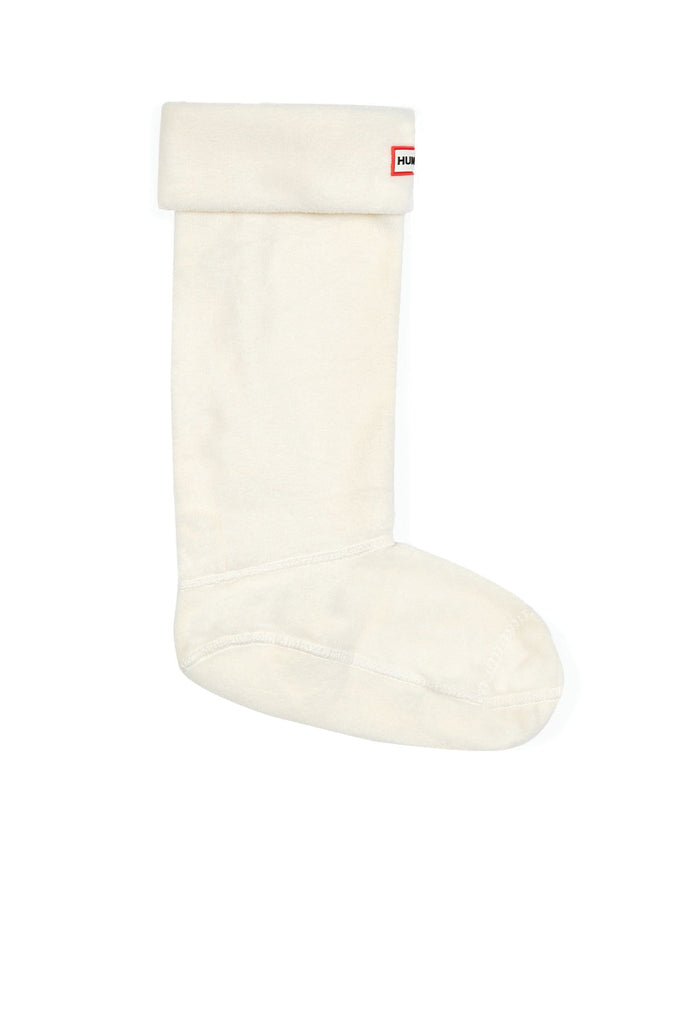 Hunter Recycled Fleece Tall Boot Sock - Hunter White