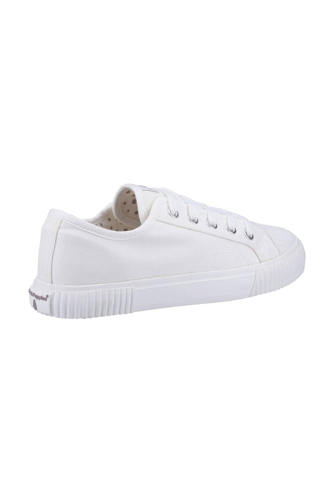 Hush Puppies Brooke Canvas Trainers - White