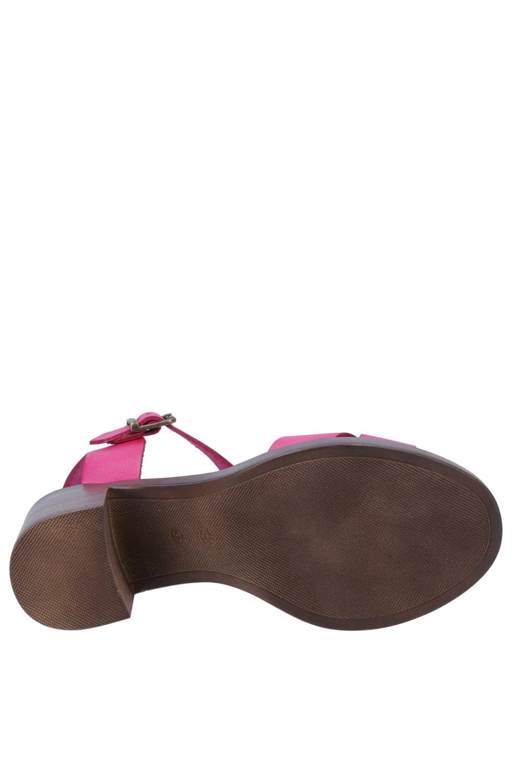 Hush Puppies Georgia Leather Heeled Sandals - Pink