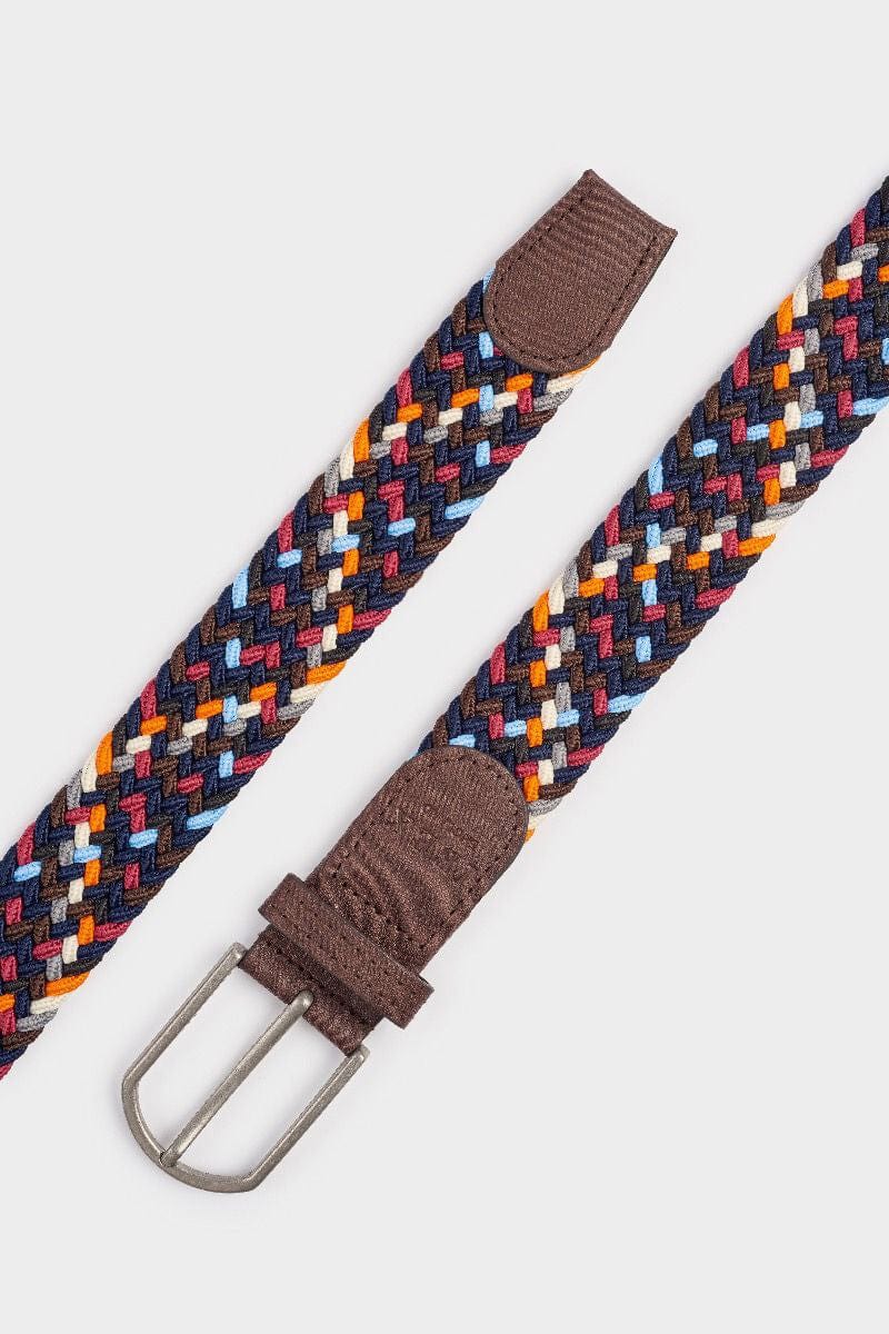 Ibex Sustainable Woven Elasticated Belt - Multi
