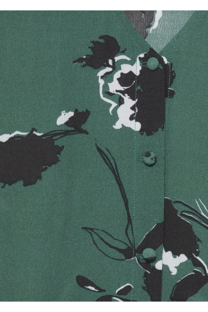 Ichi Ihbanks Floral Printed Dress - Smoke Pine