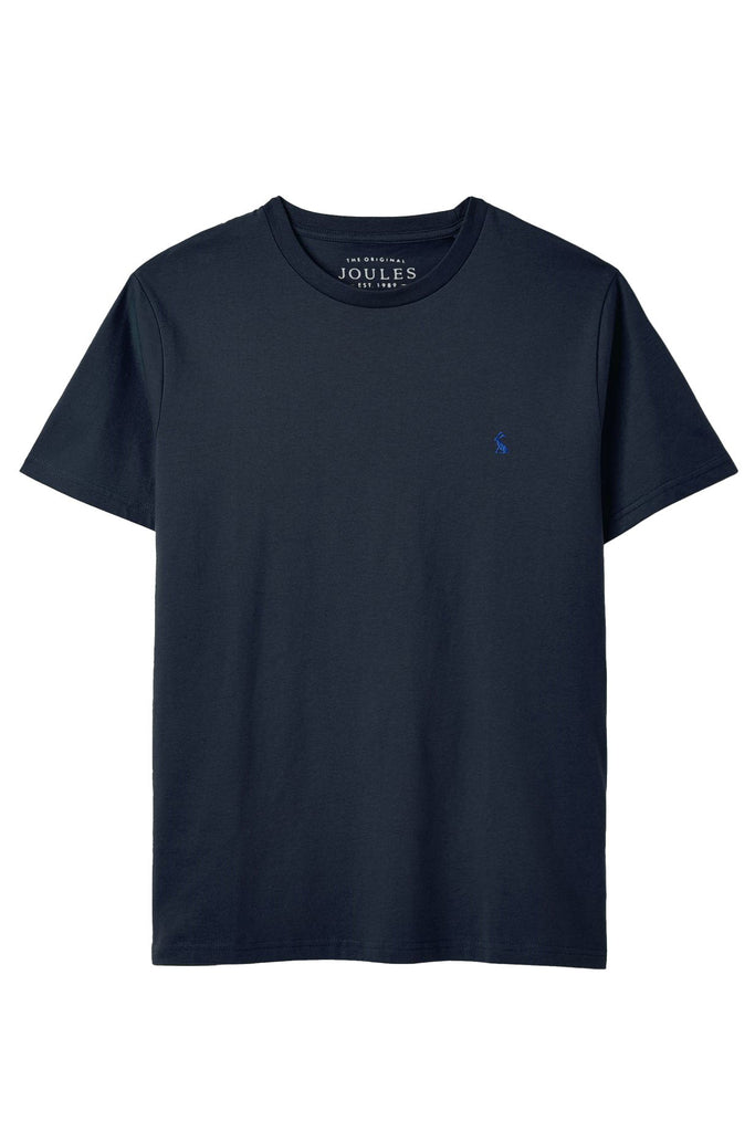 Joules Denton Plain Jersey T-Shirt - French Navy