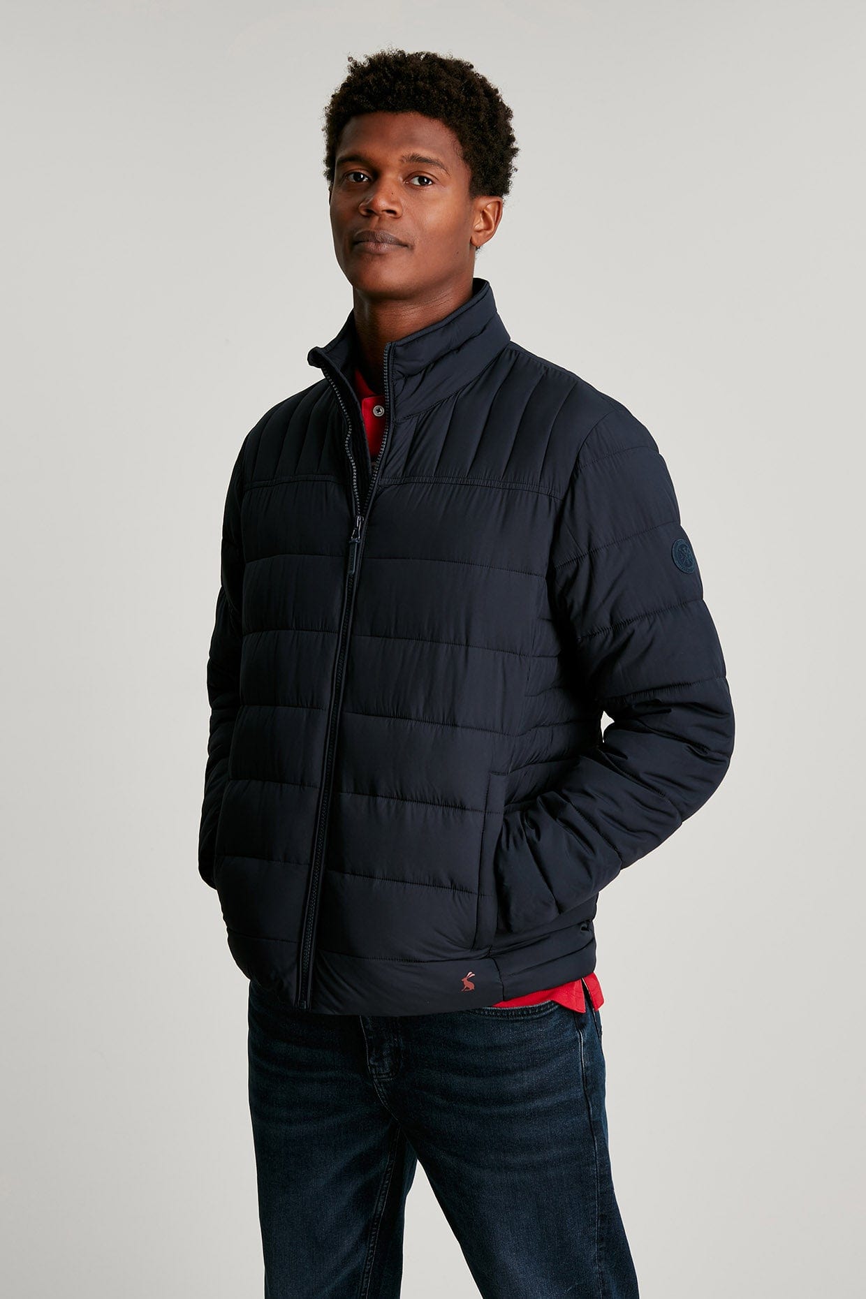 Joules Go To Padded Jacket - Marine Navy – Potters of Buxton
