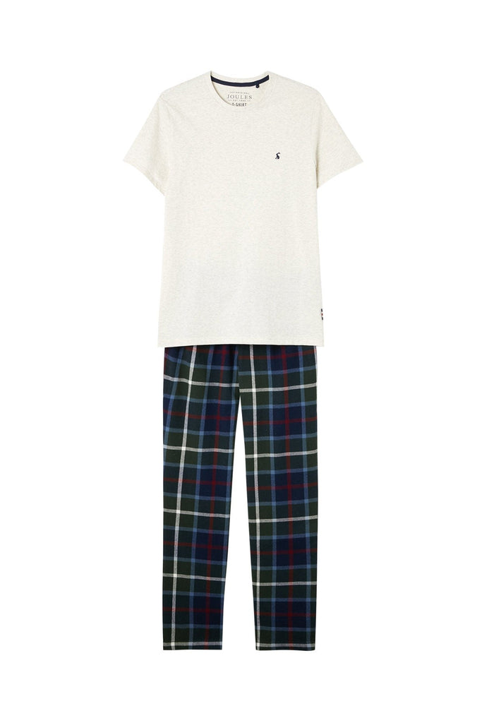 Joules Goodnight Pyjama Set - Green Check