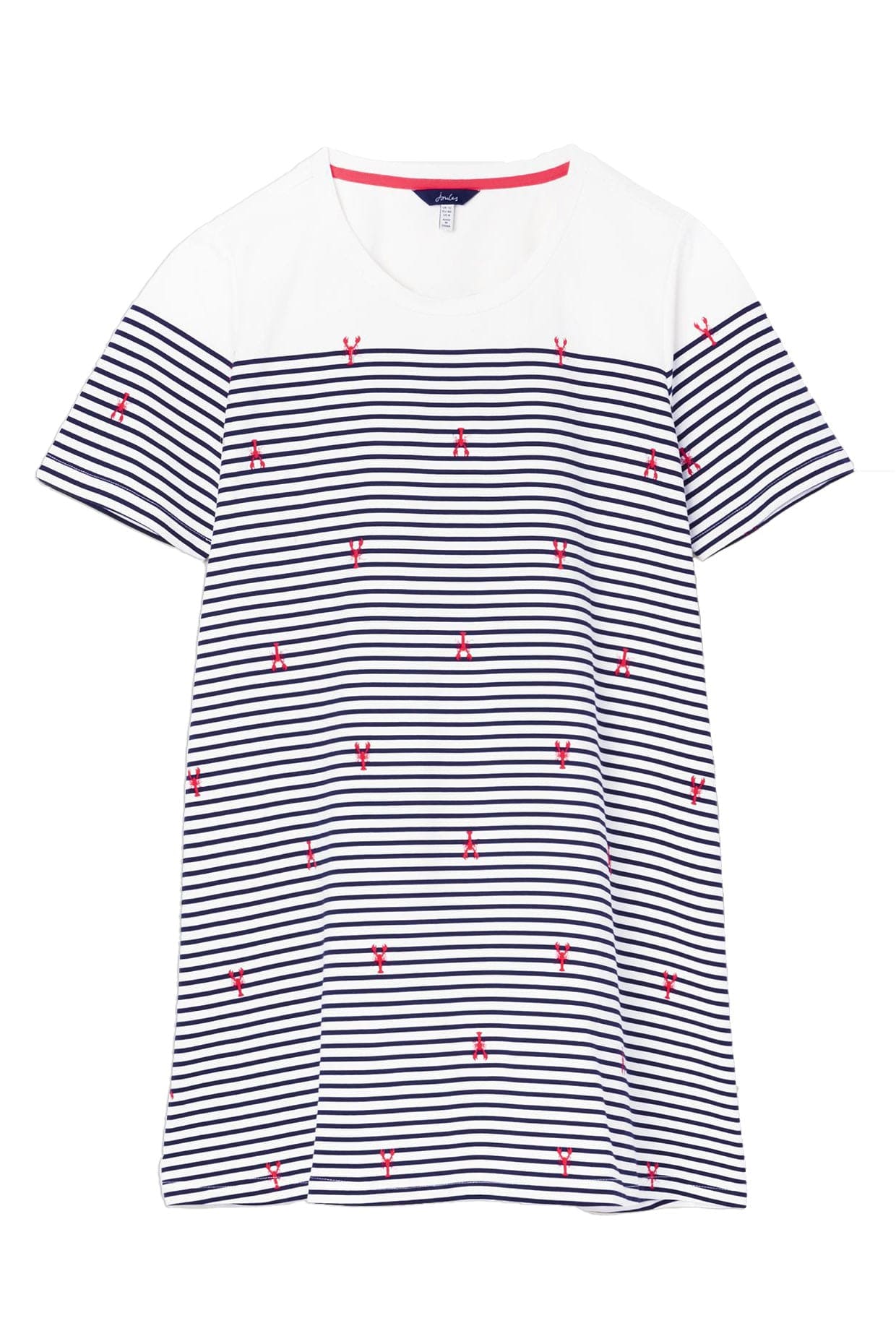 Joules Hattie A Line Tunic - Navy Stripe Lobster