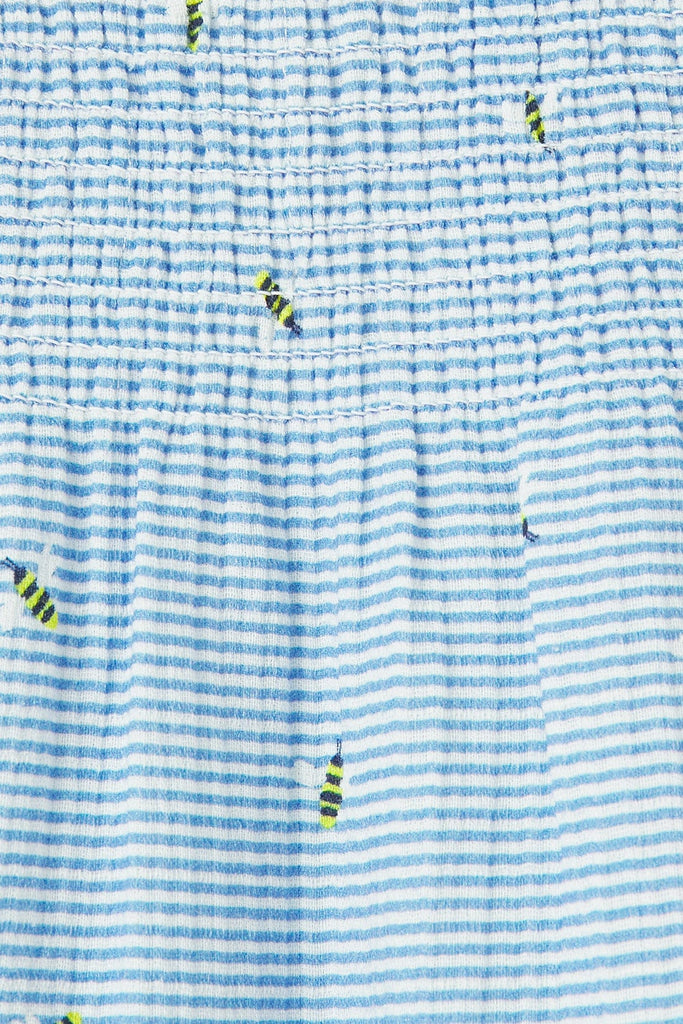Joules Lucia Woven Dress - Blue Bee Stripe