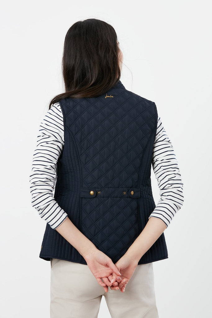 Joules Minx Quilted Gilet - Marine Navy