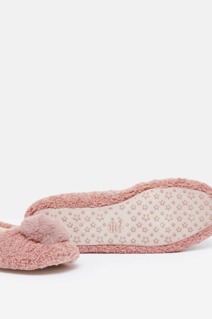 Joules Pombury Ballet Style Slippers - Soft Pink