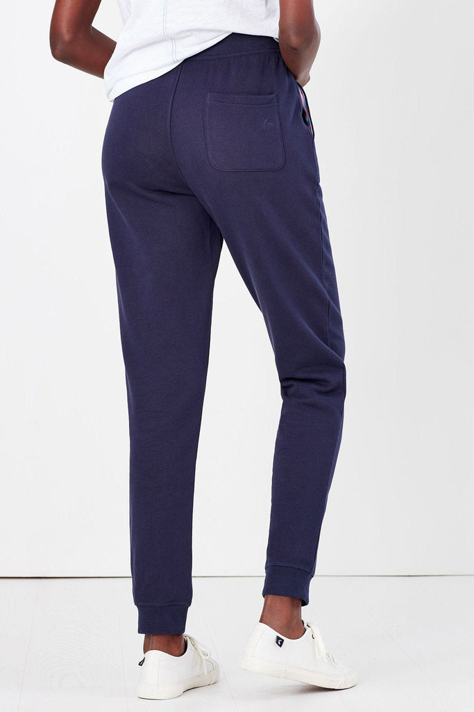 Joules Sinead Cuffed Jersey Joggers - French Navy