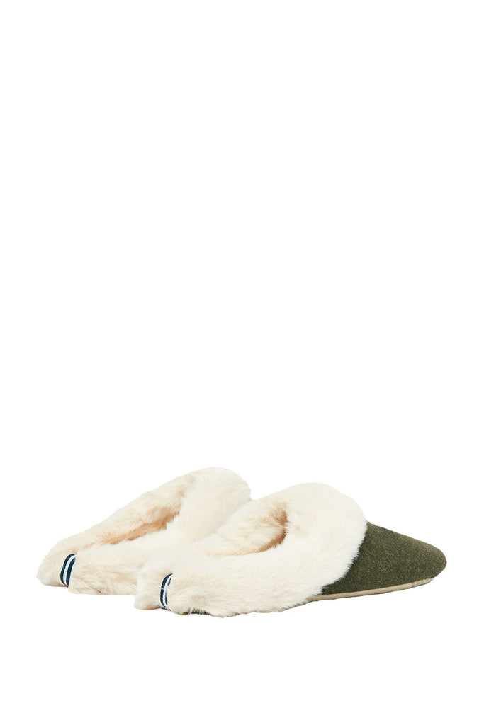 Joules Slippet Luxe Slippers - Heritage Green