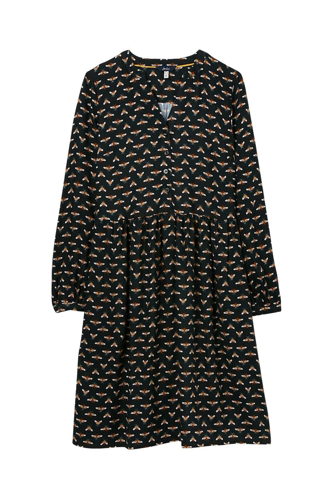 Joules Sophia Shirt Dress - Black Bee