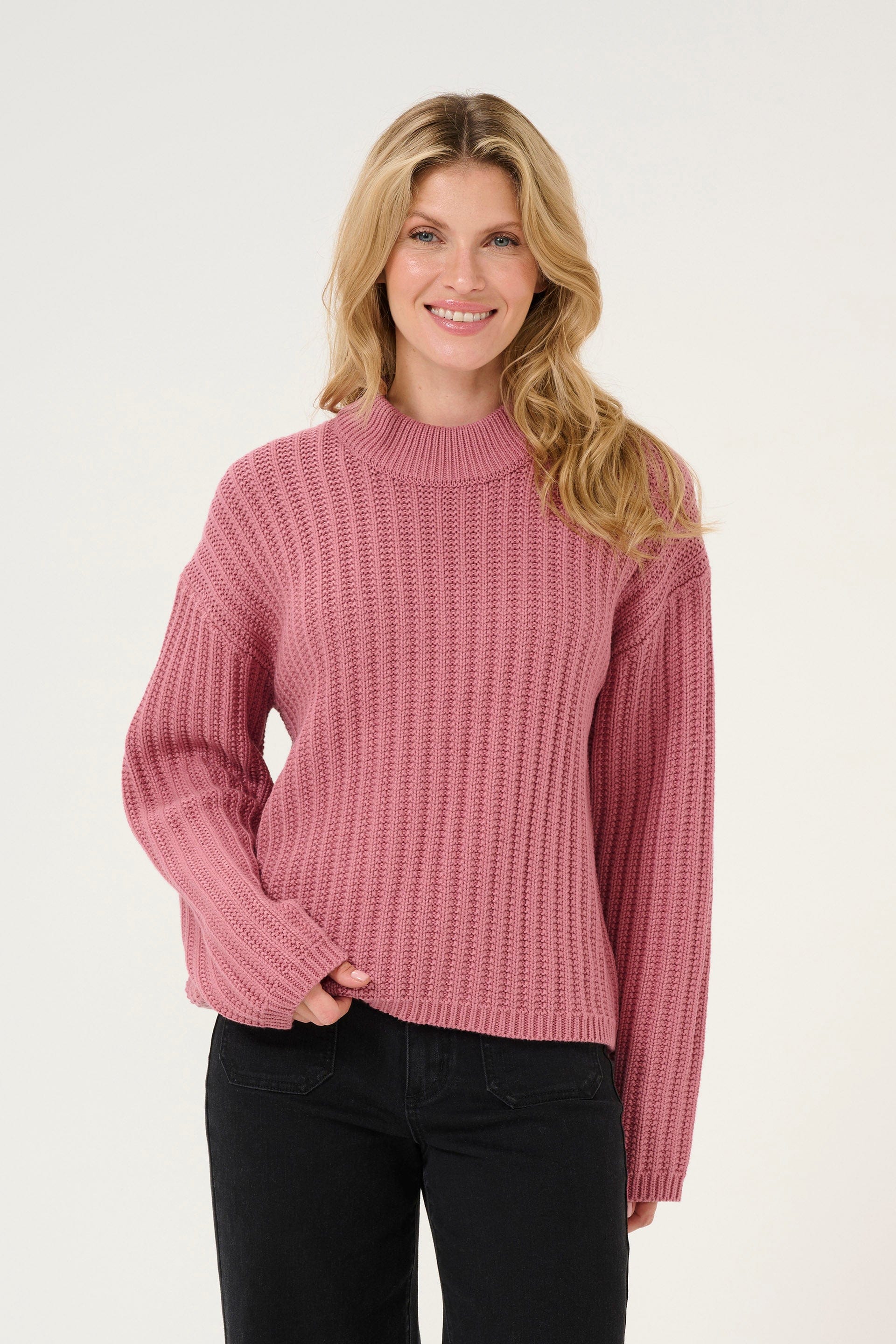 Kaffe Bess Jumper - Mesa Rose