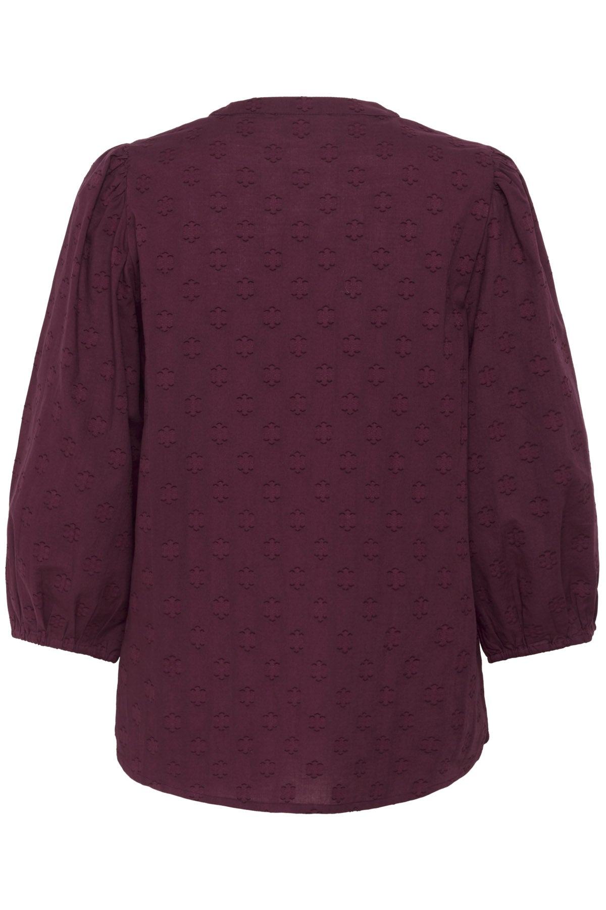 Kaffe Enya Cotton Blouse - Windsor Wine