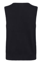 Kaffe Lizza Knit Sleeveless Knit Jumper - Black Deep