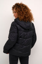 Kaffe Susanne Puffer Jacket - Black Deep