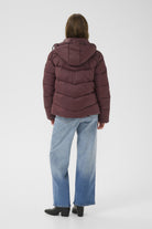 Kaffe Susanne Puffer Jacket - Fudge