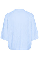 Kaffe Tella Knitted Half Sleeve Jumper - Windsurfer Melange