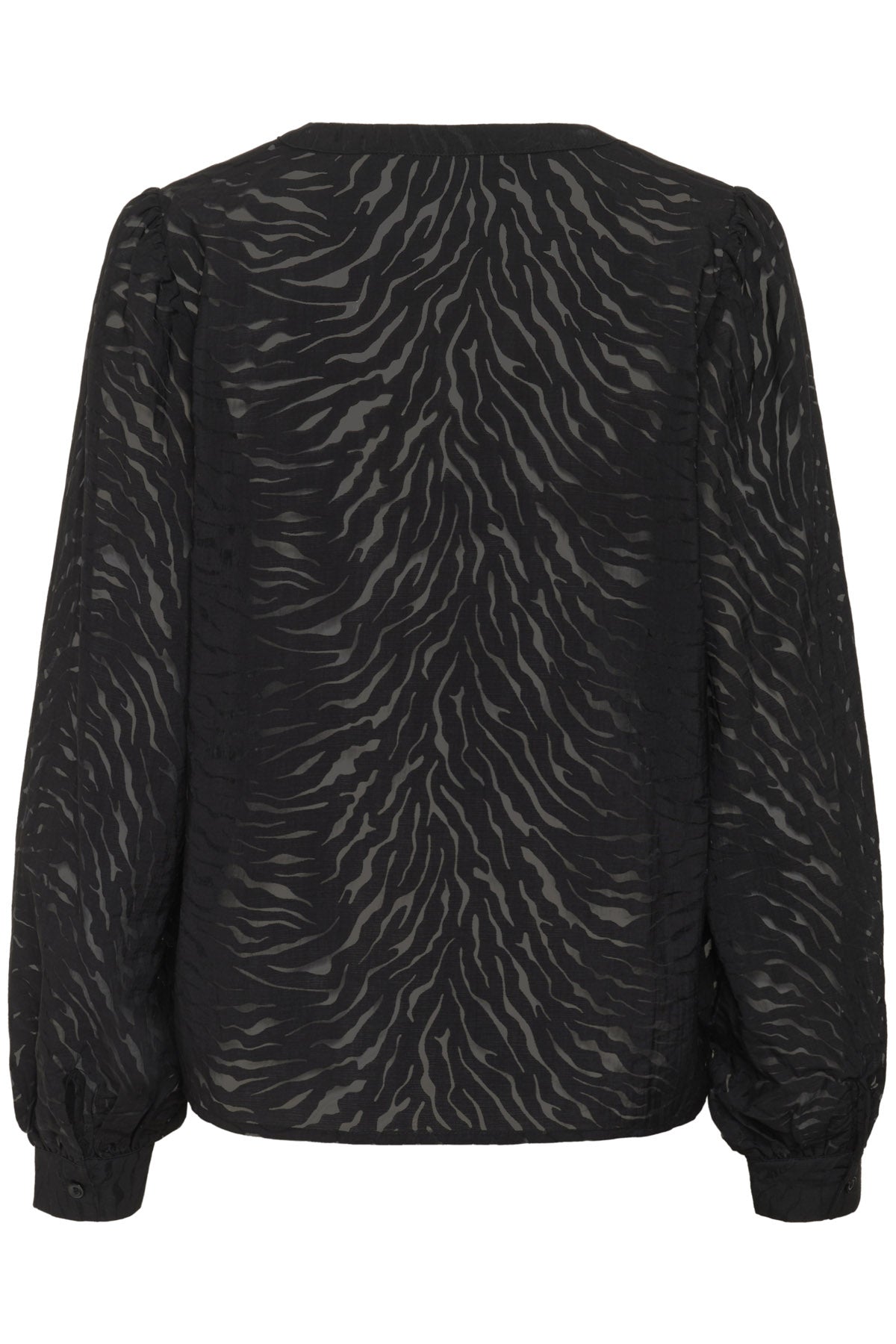 Kaffe Vivian Printed Blouse - Black