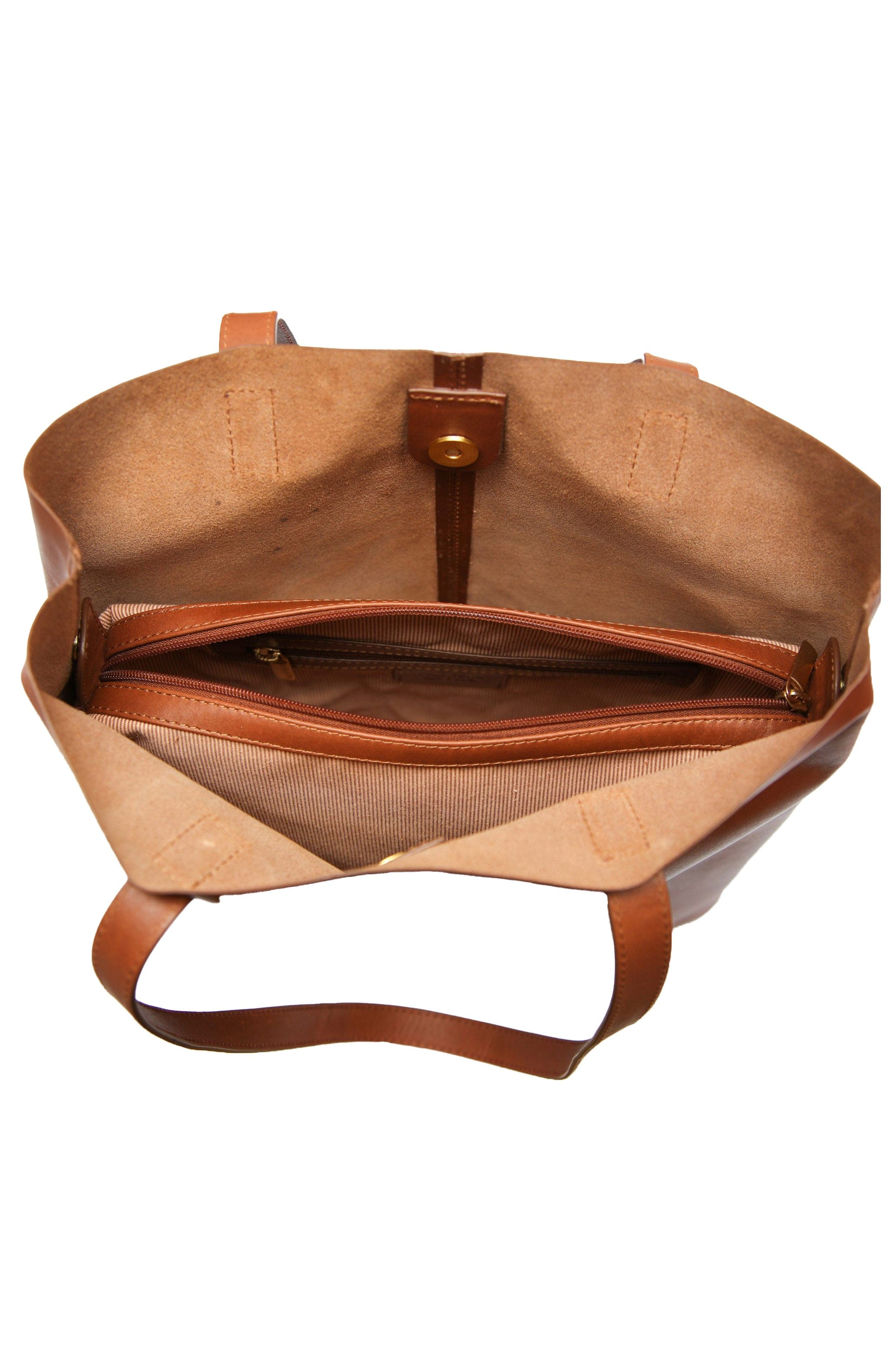 Lappella Susie Leather Shopper Bag - Tan 156_TAN_OS