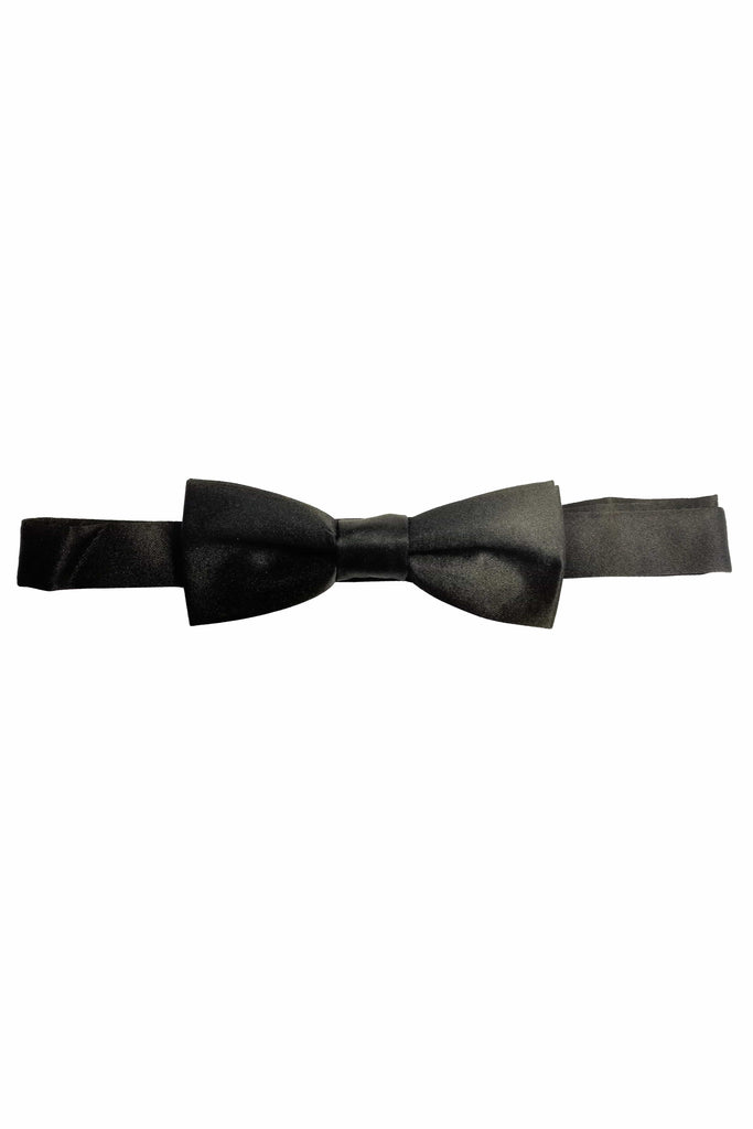 Lloyd Attree & Smith 4cm Satin Bow Tie - Black BB9001_1_OS