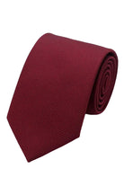 Lloyd Attree & Smith Fine Texture Tie - Wine T1896_2_OS