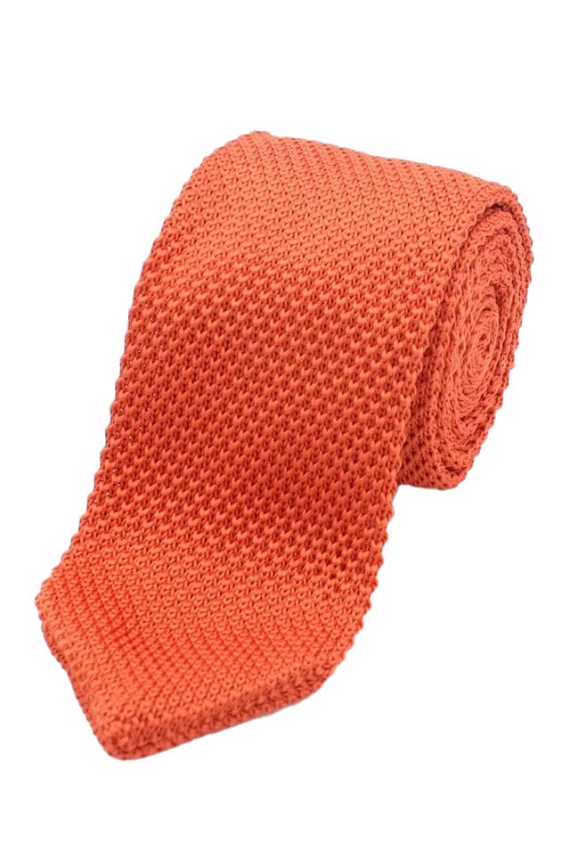 Lloyd Attree & Smith Knitted Slim Tie - Seville K041_7_OS