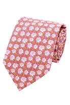 Lloyd Attree & Smith Liberty Peter Robert Cotton Tie - Pink LIBT91_2_OS