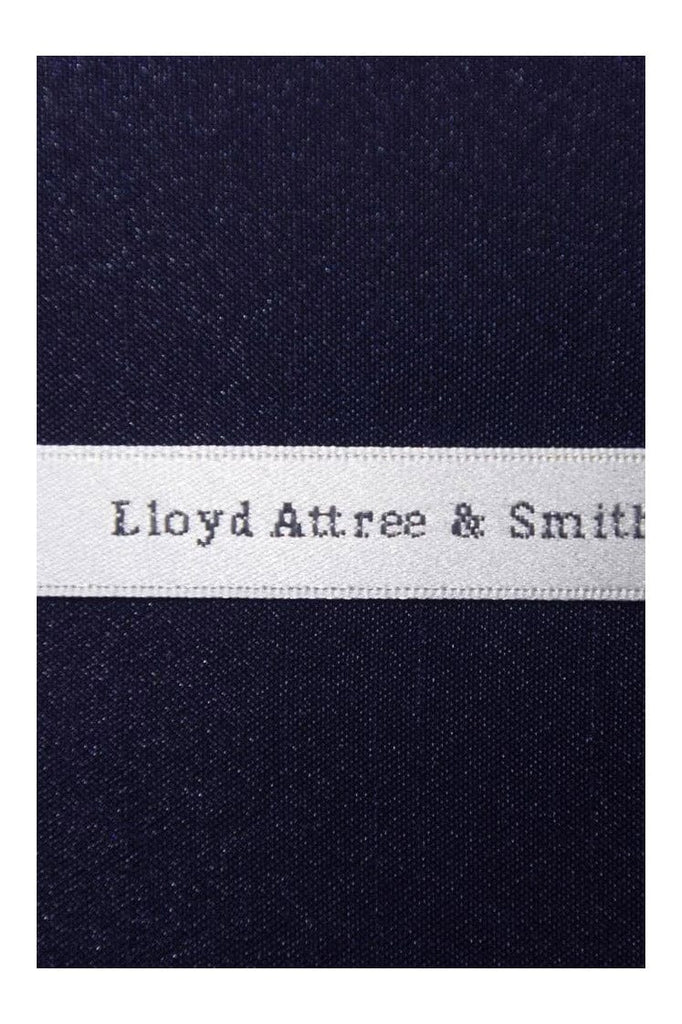 Lloyd Attree & Smith Plain Satin Handkerchief - Navy TPH1847_3_OS