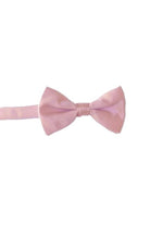 Lloyd Attree & Smith Plain Satin Ready Tied Bow Tie - Pink BB1849_4_OS