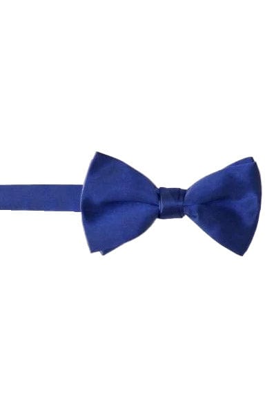Lloyd Attree & Smith Satin Ready Tied Bow Tie - Blue BB1848_2_OS