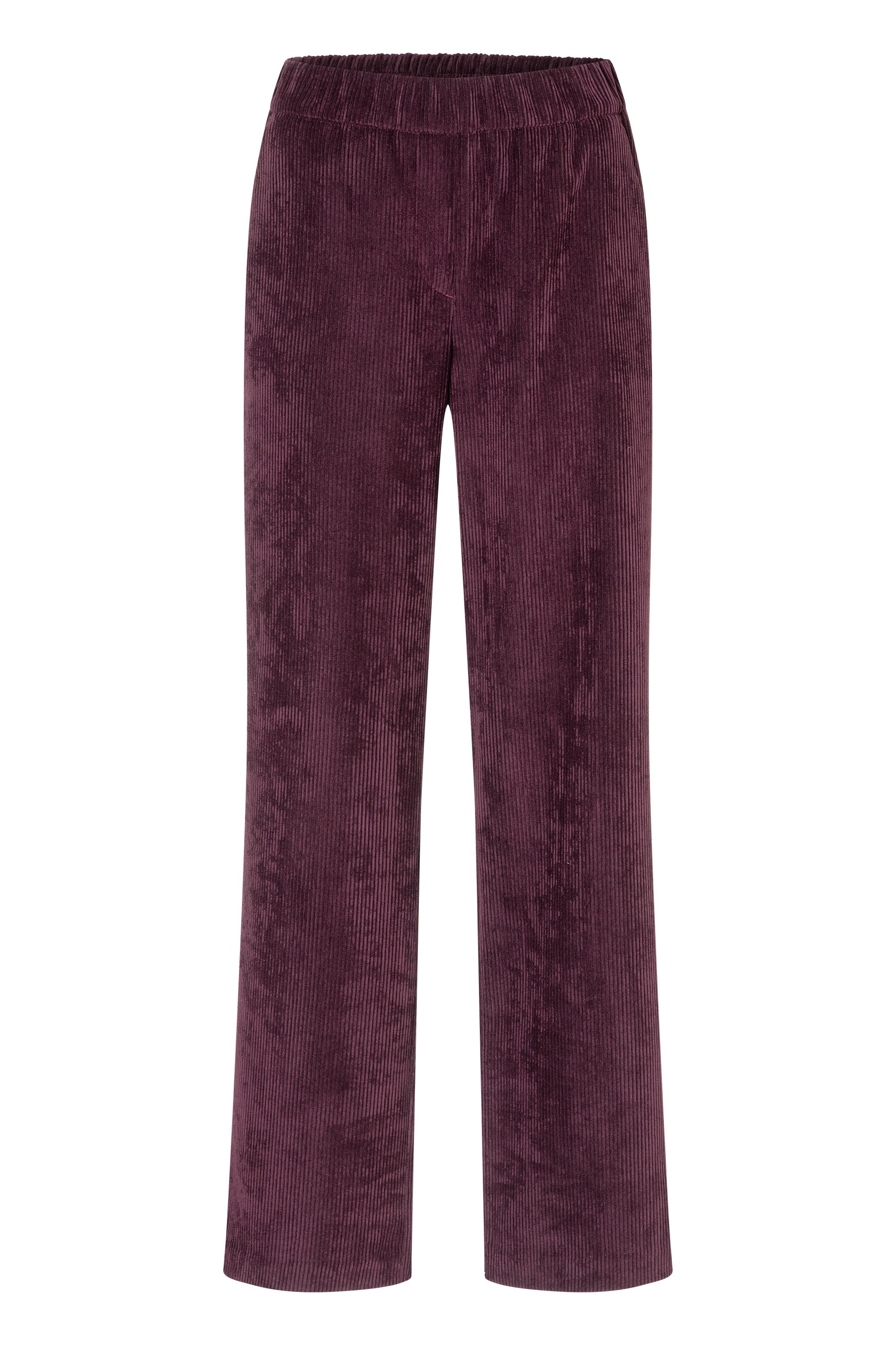 MAC Chiara Fluid Corduroy Trousers - Aubergine