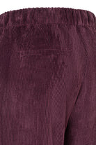 MAC Chiara Fluid Corduroy Trousers - Aubergine