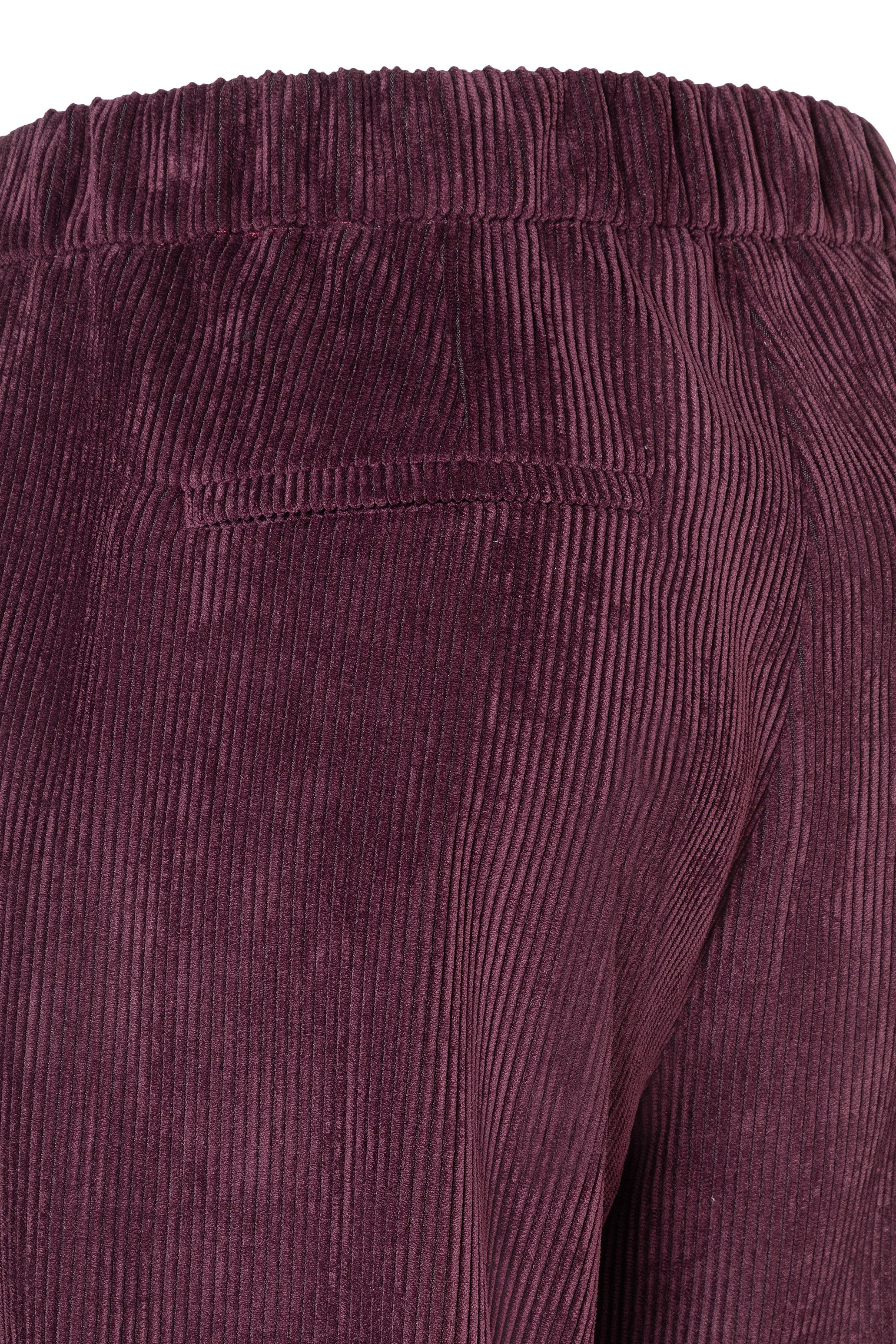 MAC Chiara Fluid Corduroy Trousers - Aubergine