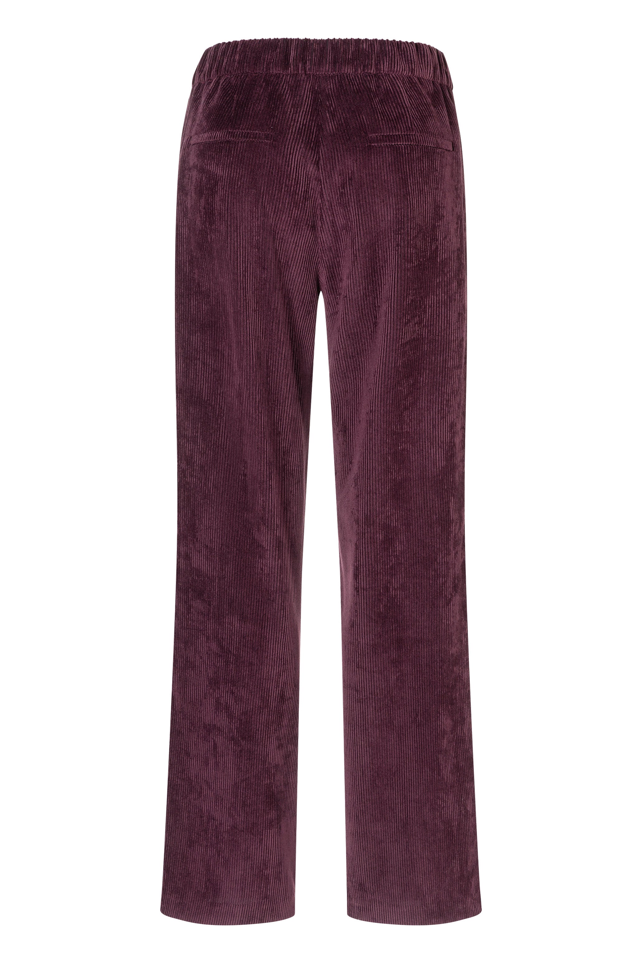 MAC Chiara Fluid Corduroy Trousers - Aubergine