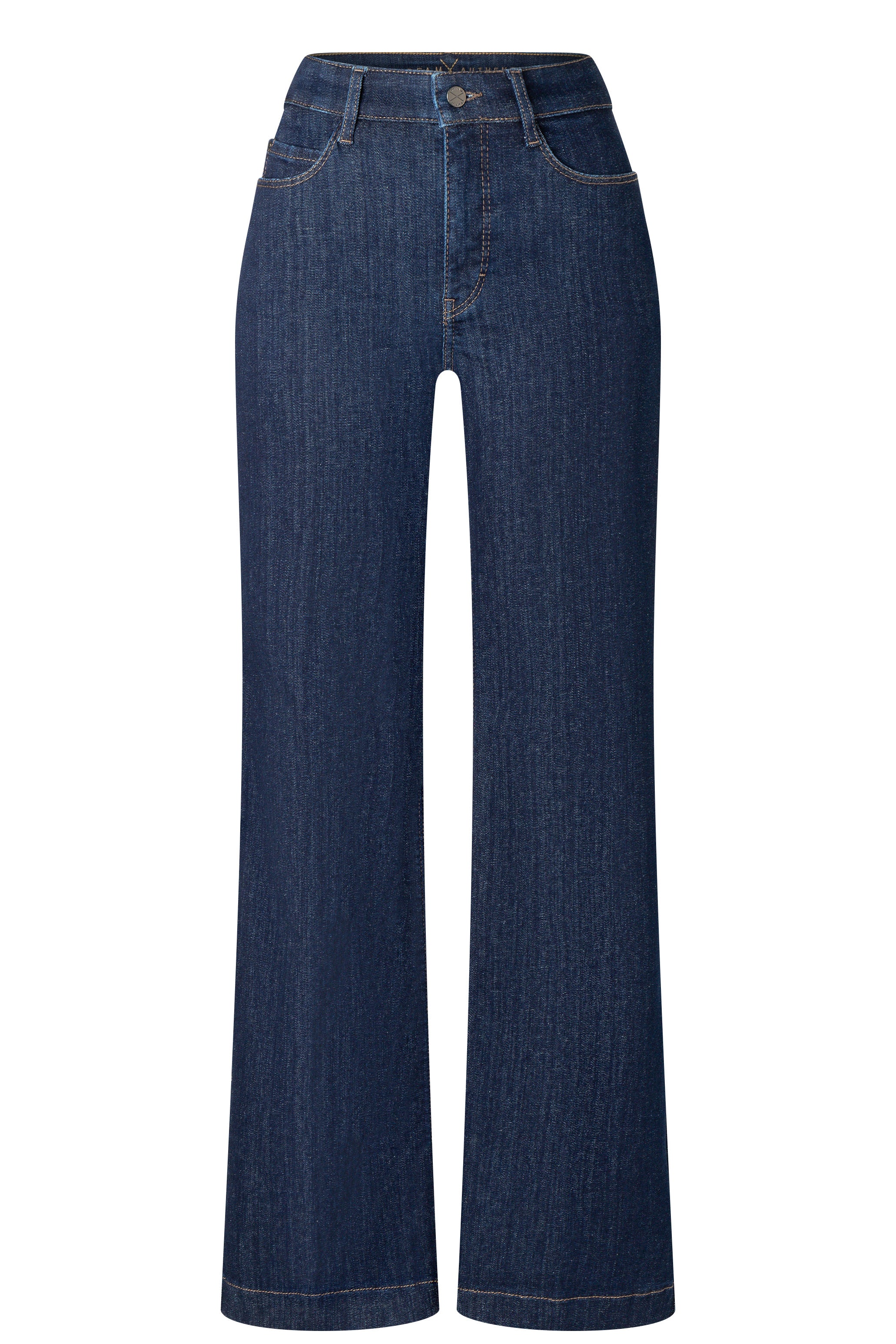 MAC Dream Wide Authentic Mega Flex Jeans - Fashion Rinsed
