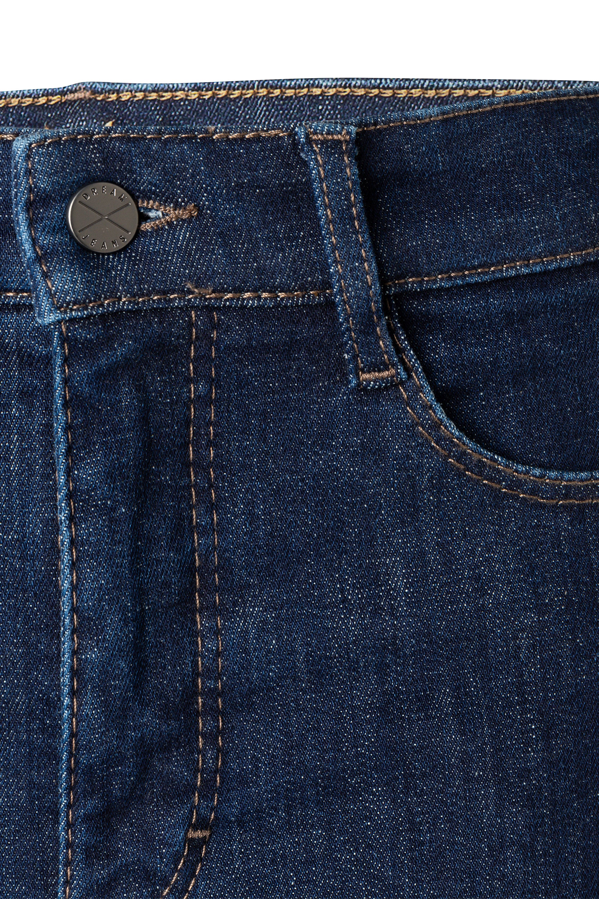 MAC Dream Wide Authentic Mega Flex Jeans - Fashion Rinsed
