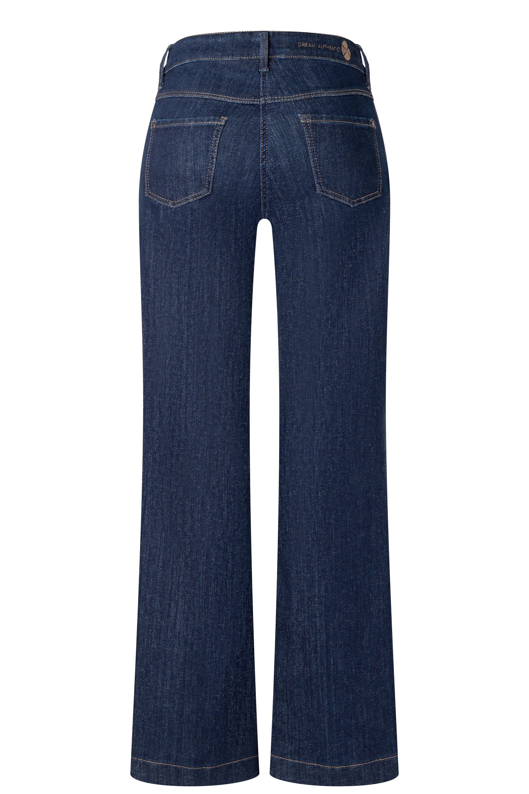 MAC Dream Wide Authentic Mega Flex Jeans - Fashion Rinsed