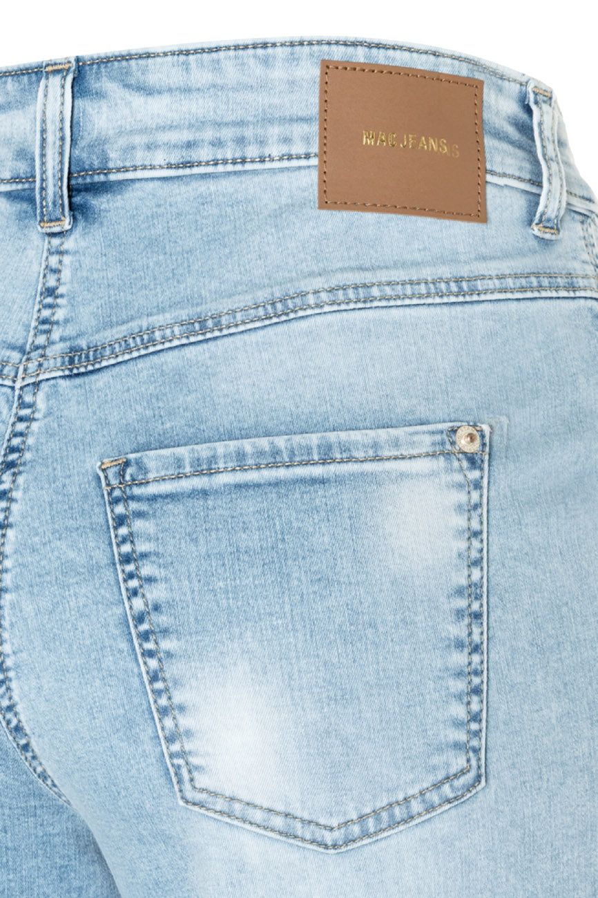 MAC Dream Wide Wonderlight Cropped Jeans - Light Azure Blue