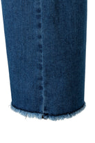 MAC Dream Wide Wonderlight Cropped Jeans - Storm Blue Authentic Wash