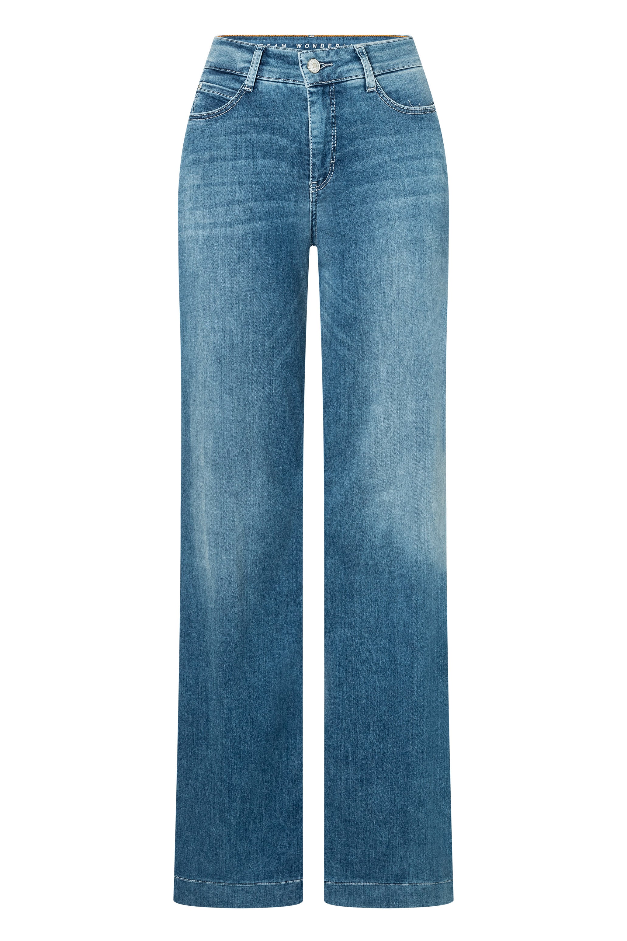 MAC Dream Wide Wonderlight Denim Jeans - Summer Mid Blue Wash
